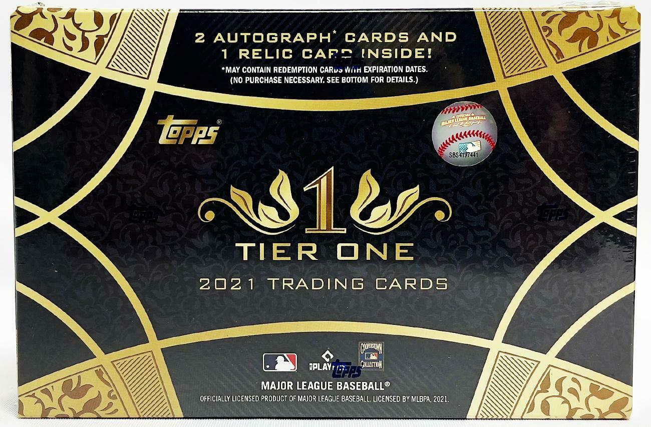 2021 TOPPS TIER ONE BASEBALL HOBBY BOX